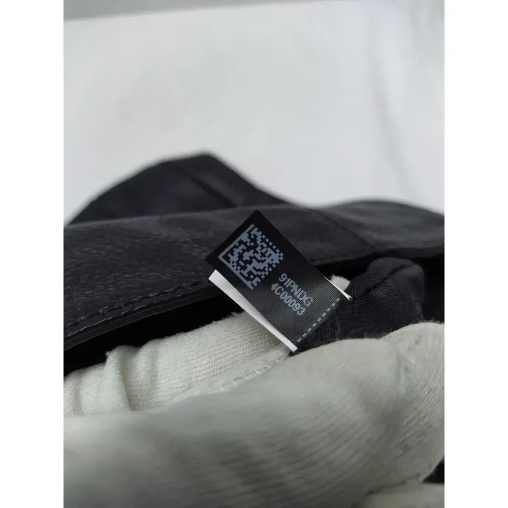 Michael Kors Black Pebbled Leather Zipper Pockets Chain Strap Hobo Shoulder Bag - Picture 12 of 16